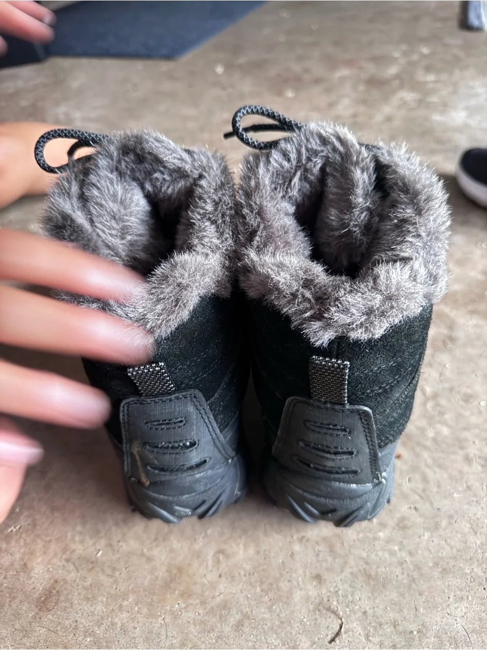 Merrell Gray Faux-Fur Lined Winter Boot